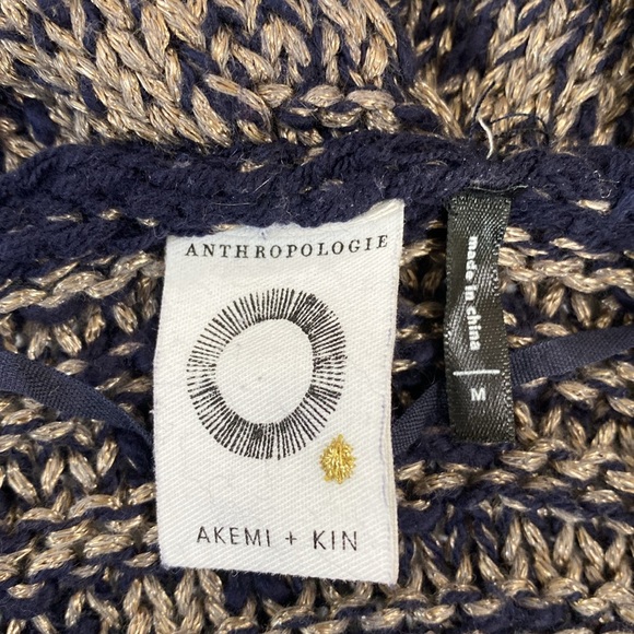 Akemi +‎ Kin (Anthropologie) Longline Cardigan Sweater Size M Slouchy Cozy - Picture 12 of 12